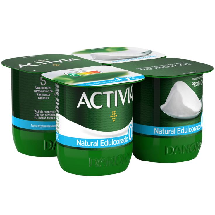 ACTIVIA 0% NATURAL EDULCORADO 4U