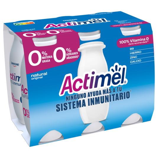 ACTIMEL LIQ. 0% NATURAL 6U