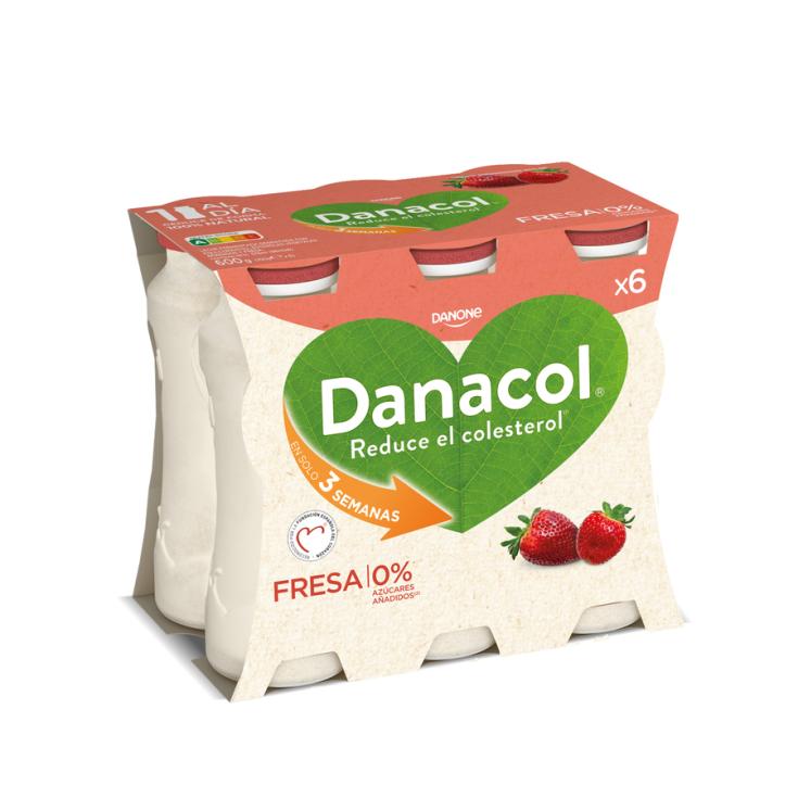 DANACOL LIQUIDO FRESA 6U