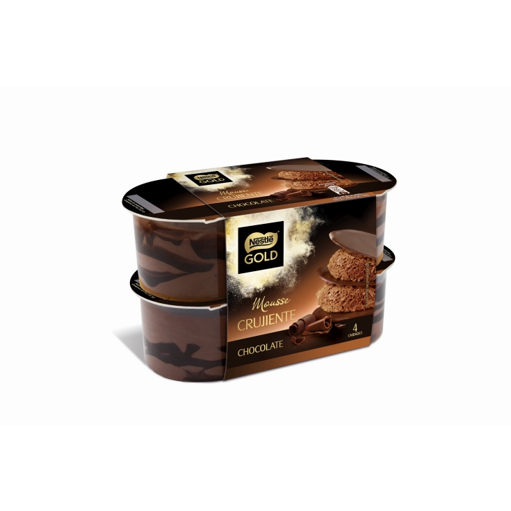 MOUSSE GOLD CHOCO CRUJIENTE NESTLE 4U