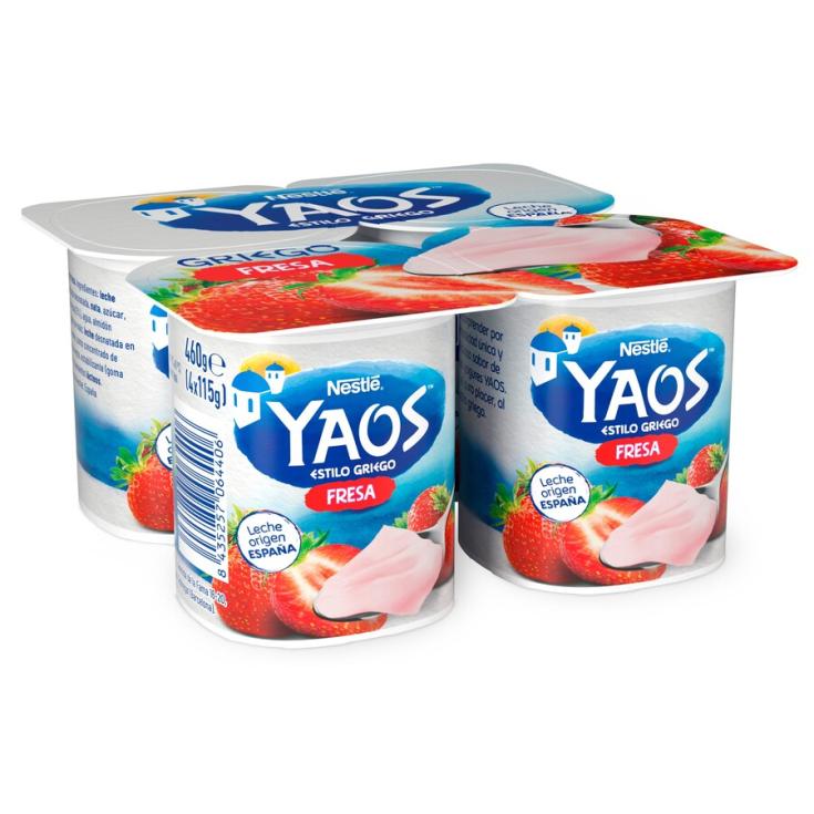 YOGUR YAOS FRESA NESTLE 4U