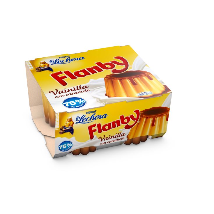 FLANBY VAINILLA LA LECHERA 4U