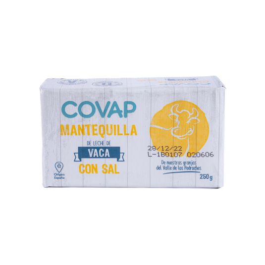MANTEQUILLA COVAP PASTILLA C/SAL 250G