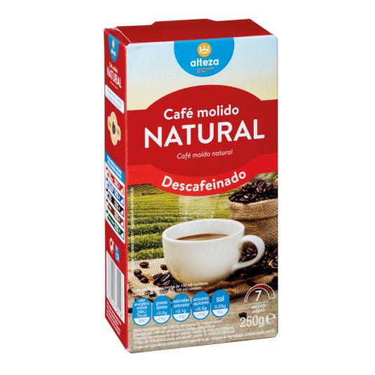 CAFE MOLIDO DESC.NATURAL ALTEZA 250G