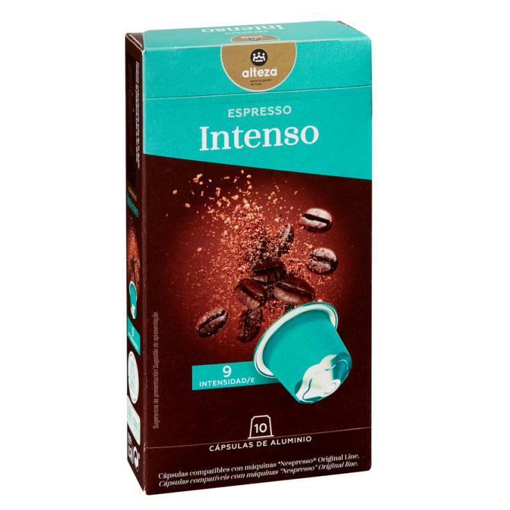 CAFE INTENSO CAPS.ALUMINIO ALTEZA 10U