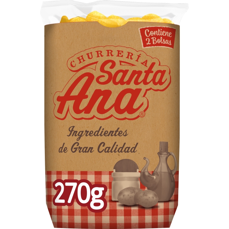 PATATAS FRITAS SANTA ANA 2X135G