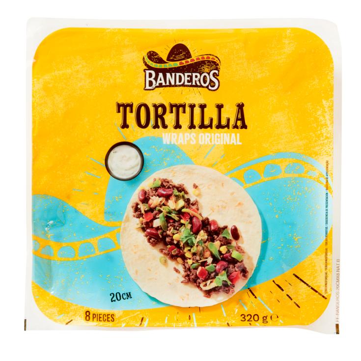 TORTILLA FLOUR BANDEROS 320G