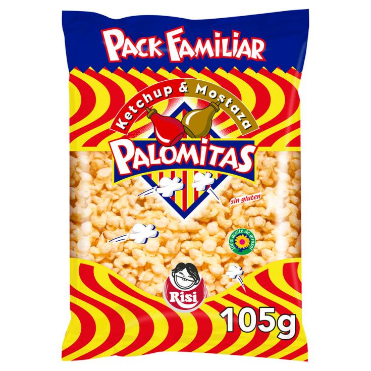 PALOMITAS KETCHUP&MOSTAZA RISI 105G