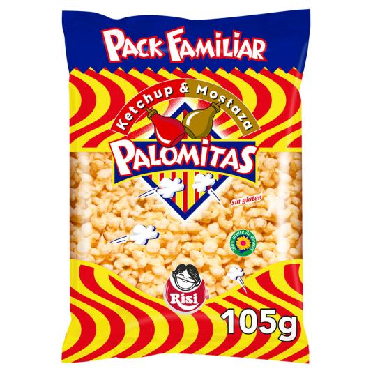 PALOMITAS KETCHUP & MOSTAZA RISI 105G