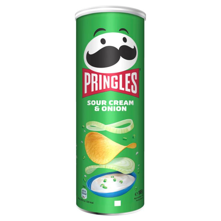 PRINGLES SOUR CREAM&ONION 165G