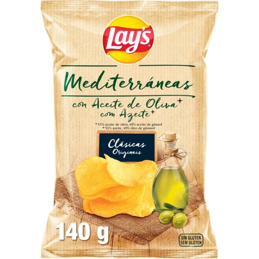 PATATAS FRITAS LAYS MEDITERRANEAS 140G
