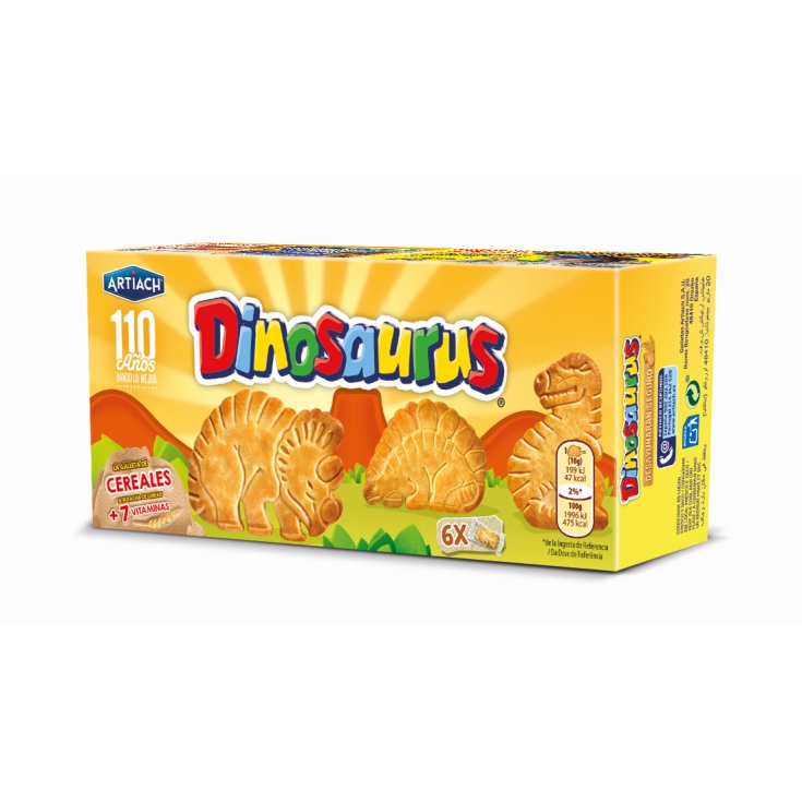 GALLETAS DINOSAURUS CEREALES 185G