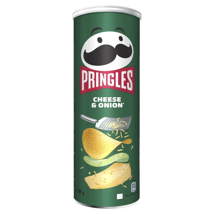 PRINGLES CHEESE&ONION 165G