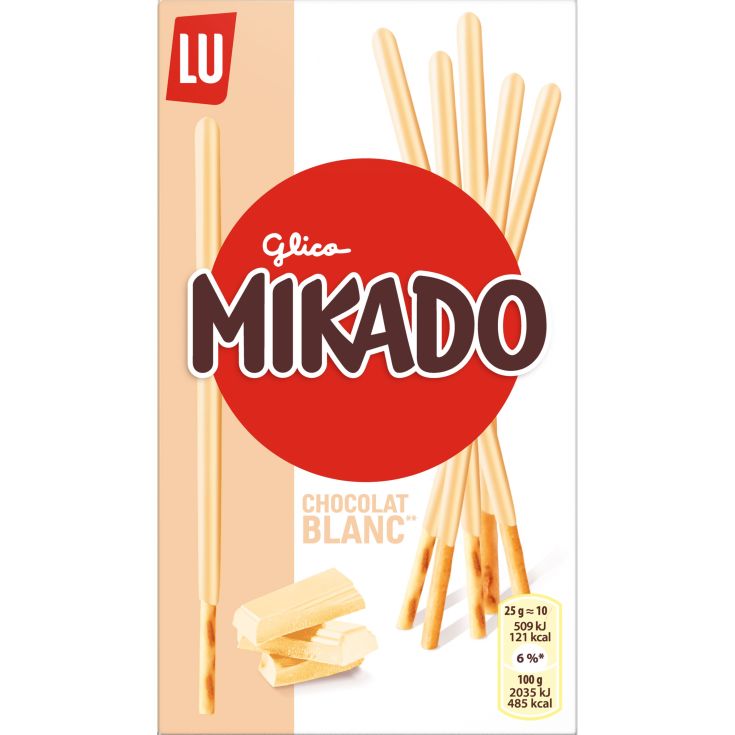MIKADO CHOCO BLANCO 70G