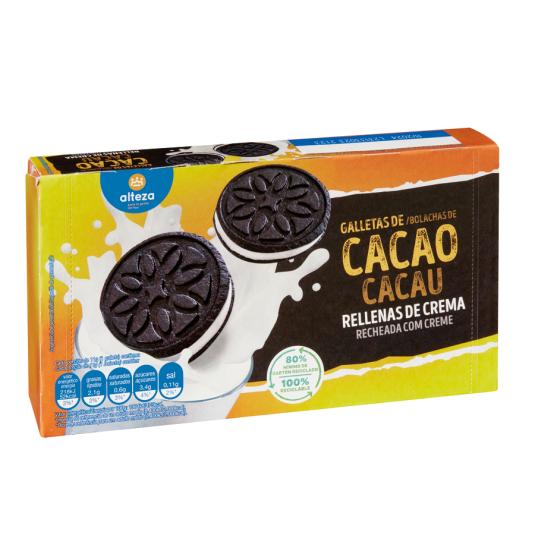 GALLETAS CACAO/VAINILLA ALTEZA 220G