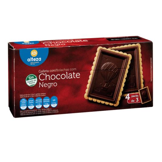 GALLETAS TAB.CHOCO NEGRO ALTEZA 150G