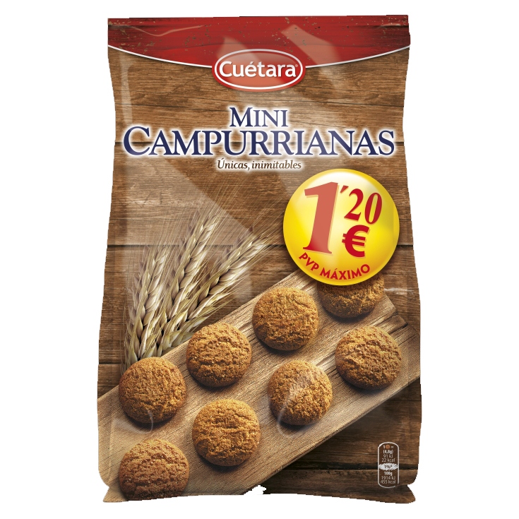 GALLETAS MINI CAMPURRIANAS 260G