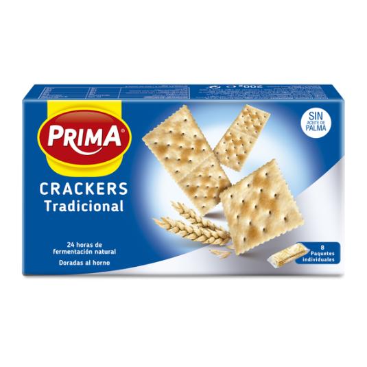 GALLETAS CRACKER TRADICIONAL PRIMA 200G