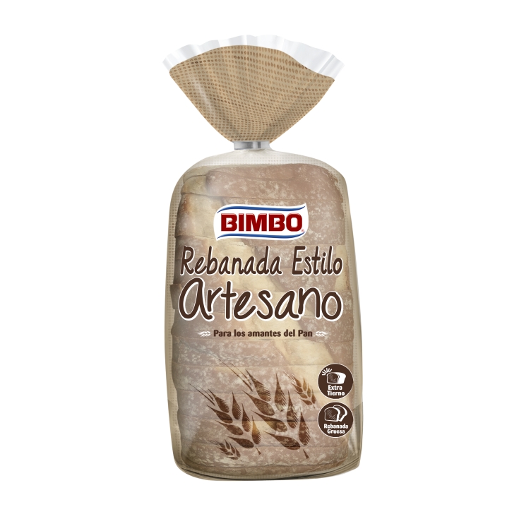 PAN BIMBO REBANADA ESTILO ARTESANO 500G