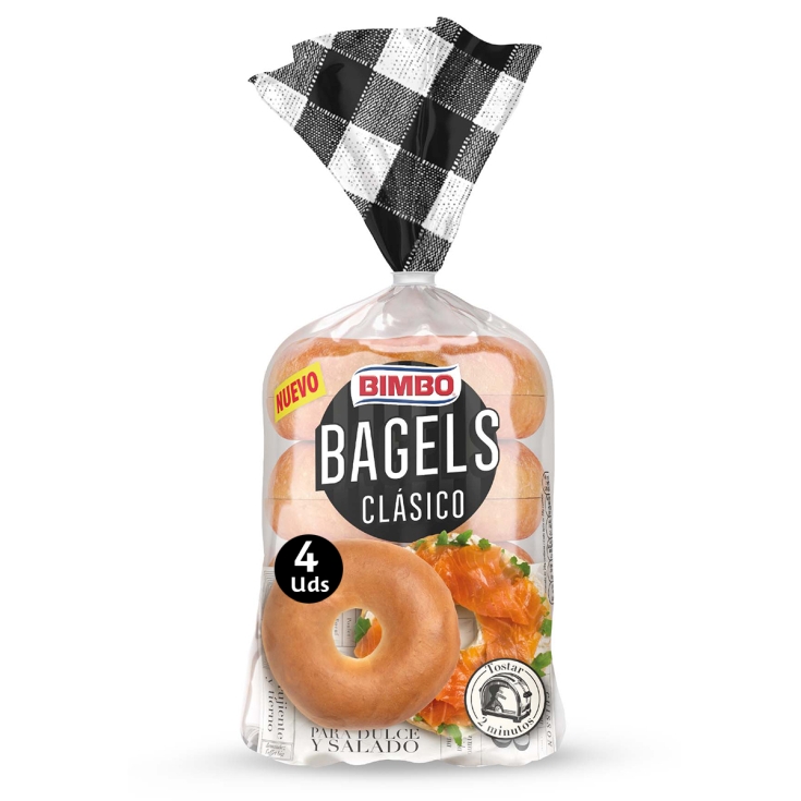 BAGELS CLASICO BIMBO 4U