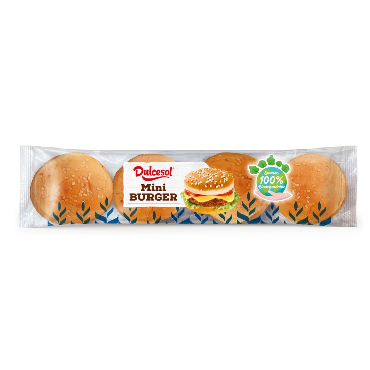 PAN MINI BURGER DULCESOL 190G