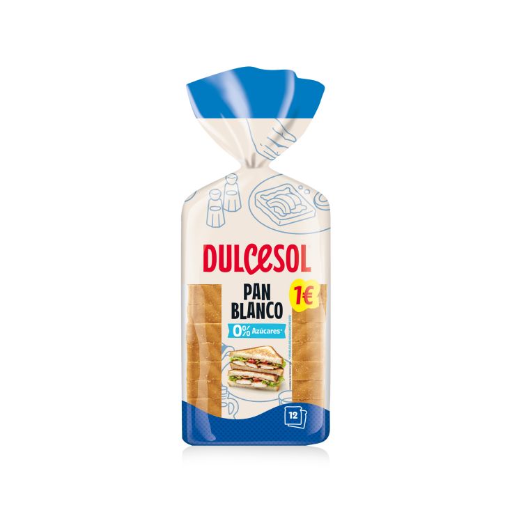 PAN MOLDE BLANCO DULCESOL 395G