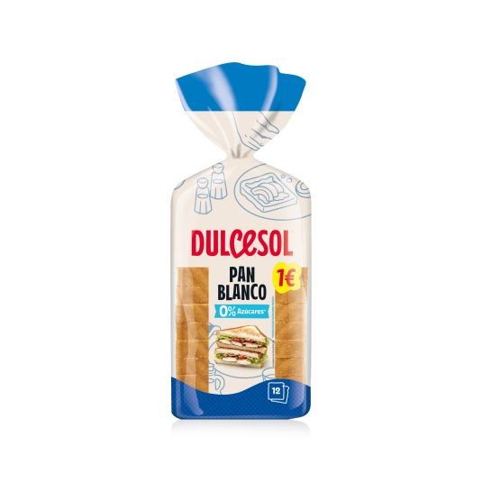 PAN MOLDE BLANCO DULCESOL 395G