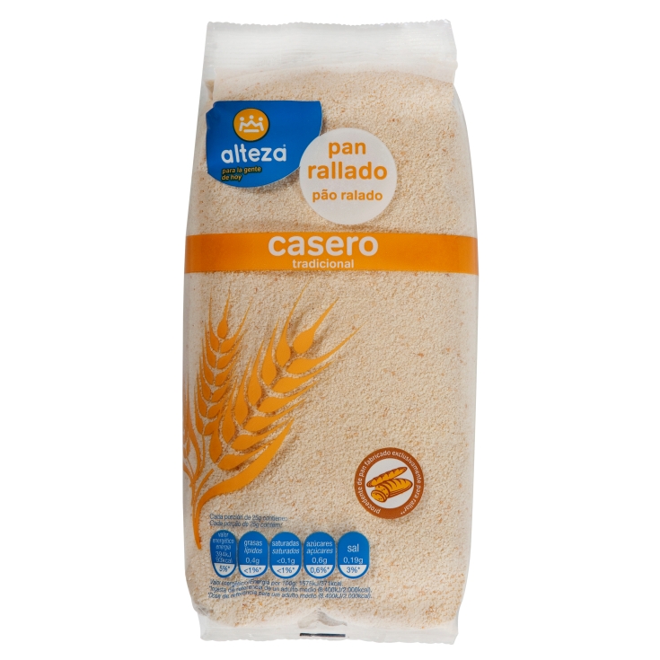 PAN RALLADO CASERO ALTEZA 500G