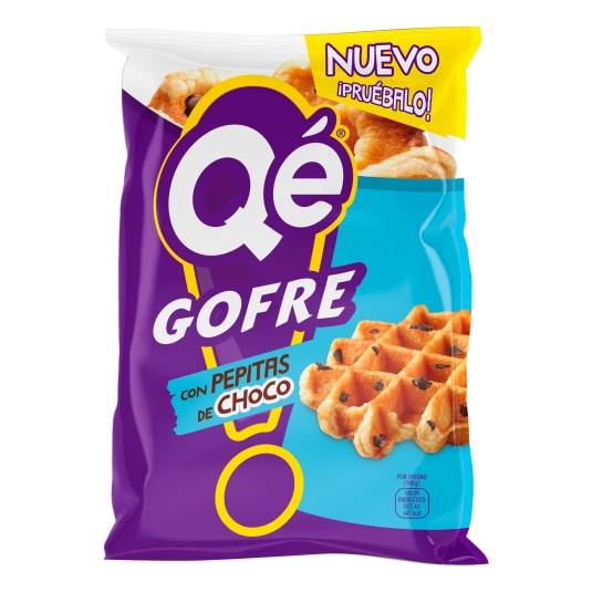 QE! GOFRE CON PEPITAS