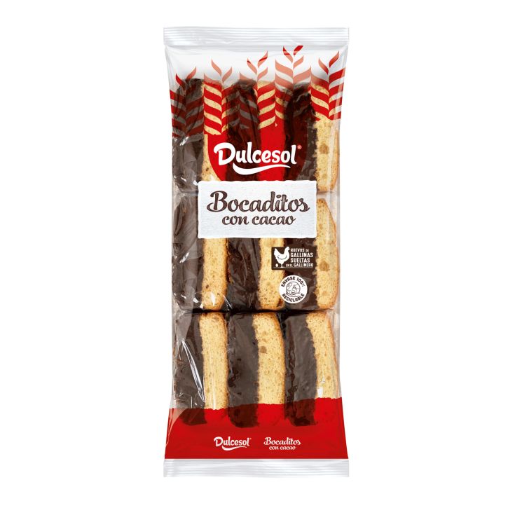 BOCADITOS CACAO DULCESOL 9U