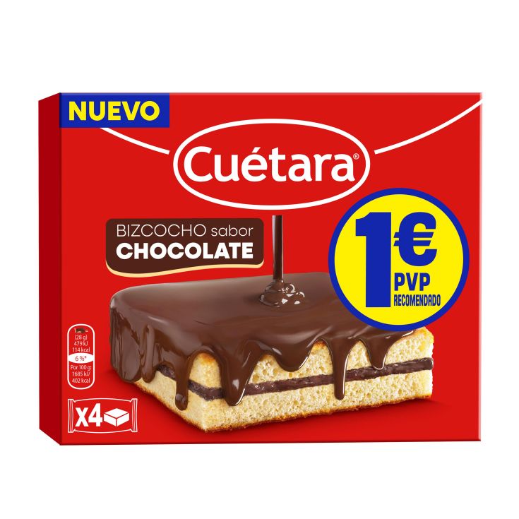 BIZCOCHO SANDWIXH CHOCOLATE CUETARA 4U