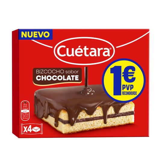 BIZCOCHO SANDWIXH CHOCOLATE CUETARA 4U