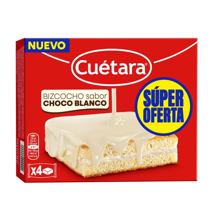 BIZCOCHO SANDWICH WHITE CUETARA 4U
