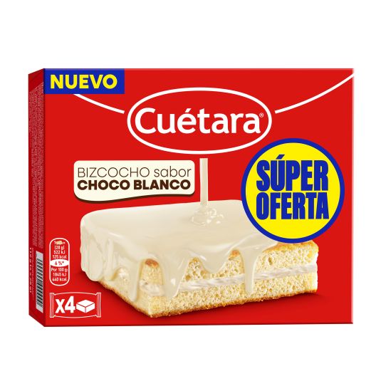 BIZCOCHO SANDWIXH WHITE CUETARA 4U