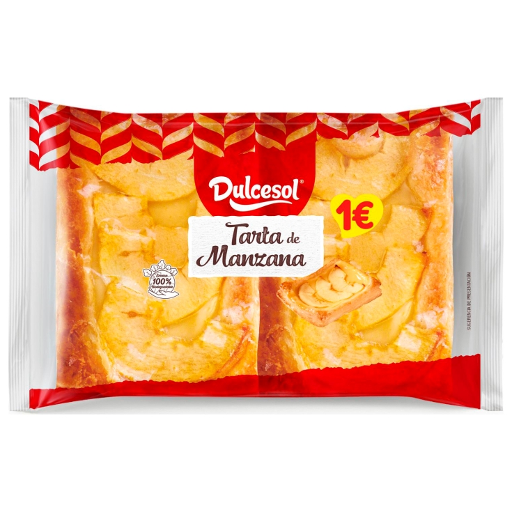 TARTA MANZANA DULCESOL 2U