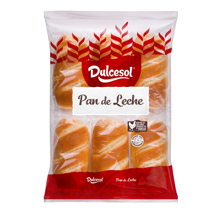 PAN DE LECHE DULCESOL 6U