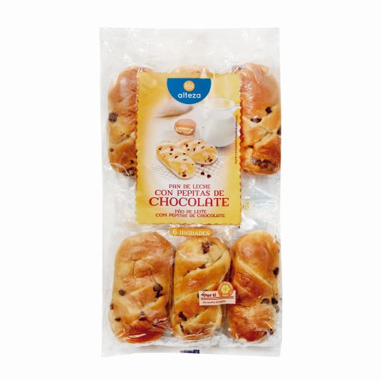 PAN LECHE PEPITAS ALTEZA 240G