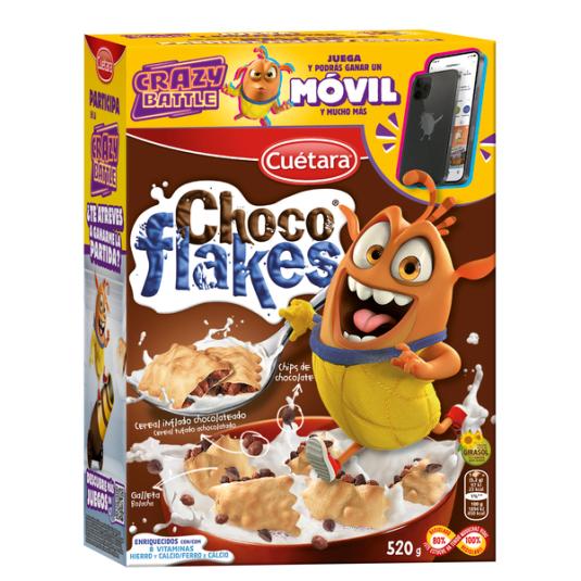 CEREAL CHOCO FLAKES CUETARA 520G