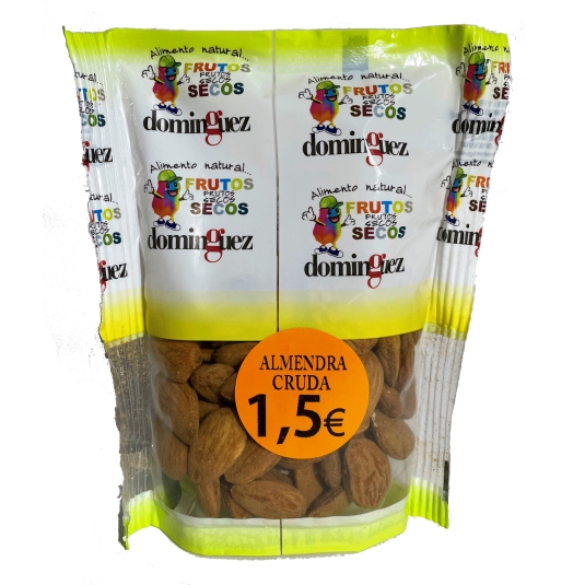 ALMENDRA PIEL CRUDA DOMINGUEZ 140G