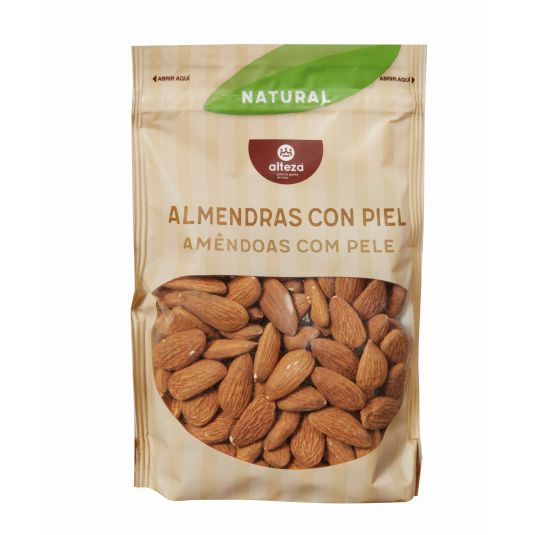 ALMENDRA CRUDA C/PIEL ALTEZA 200G