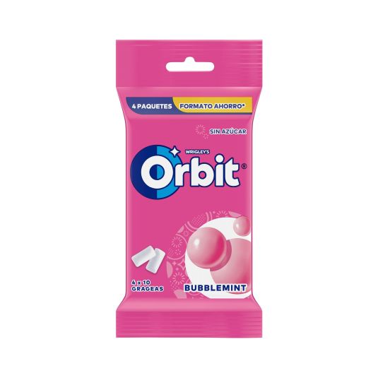 CHICLE BUBLEMINT ORBIT PACK-4