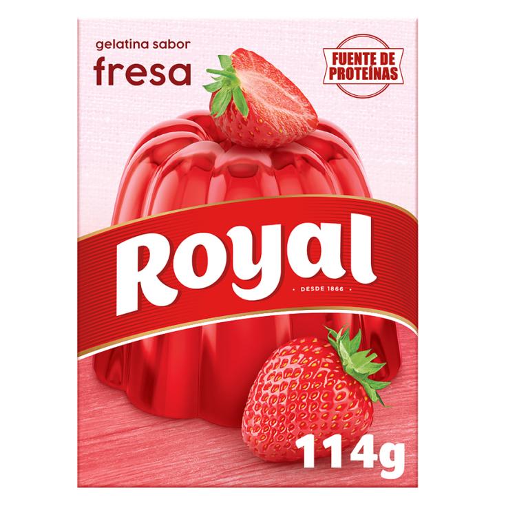 GELATINA FRESA ROYAL 114G