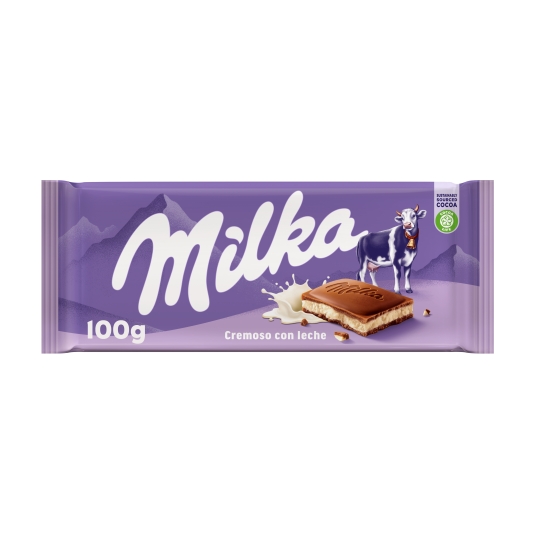 CHOCOLATE CREMOSO LECHE MILKA 100G