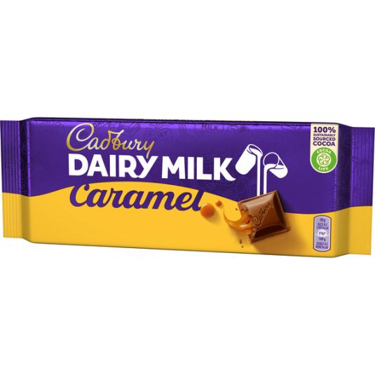 CHOCOLATE CARAMEL CADBURY 180G