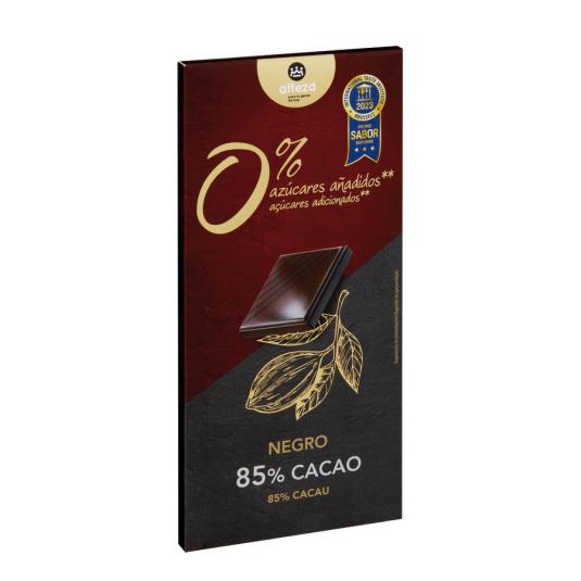 CHOCO.NEGRO 85% S/AZUCAR ALTEZA 100G