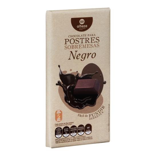 CHOCOLATE NEGRO POSTRE ALTEZA 200G