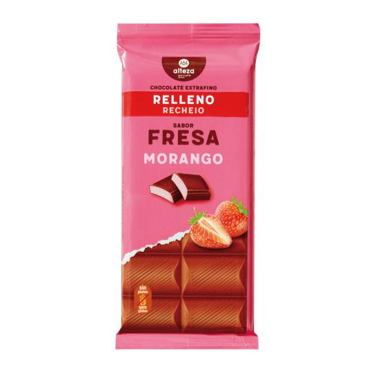 CHOCOLATE RELL/ FRESA ALTEZA 100GR