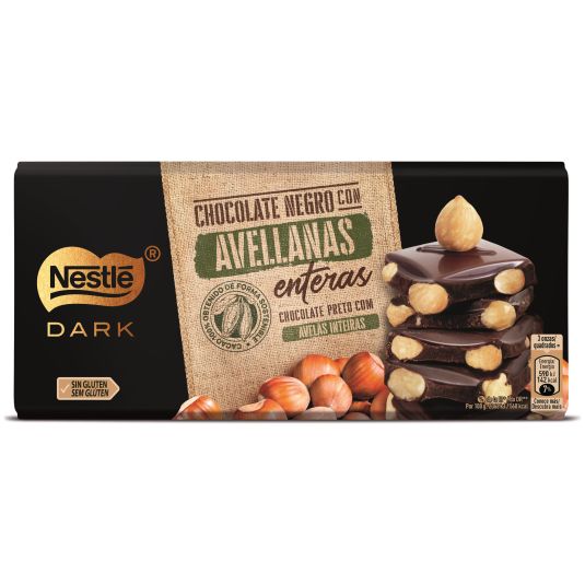 CHOCOLATE NESTLE DARK AVELLANAS 150G