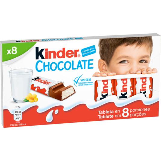 BARRITAS CHOCOLATE KINDER 8U