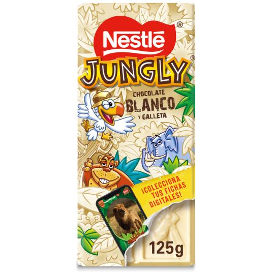 CHOCOLATE JUNGLY WHITE NESTLE 125G